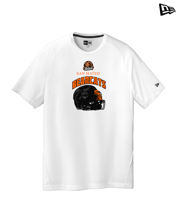 San Mateo HS Football Helmet - New Era Performance Shirt