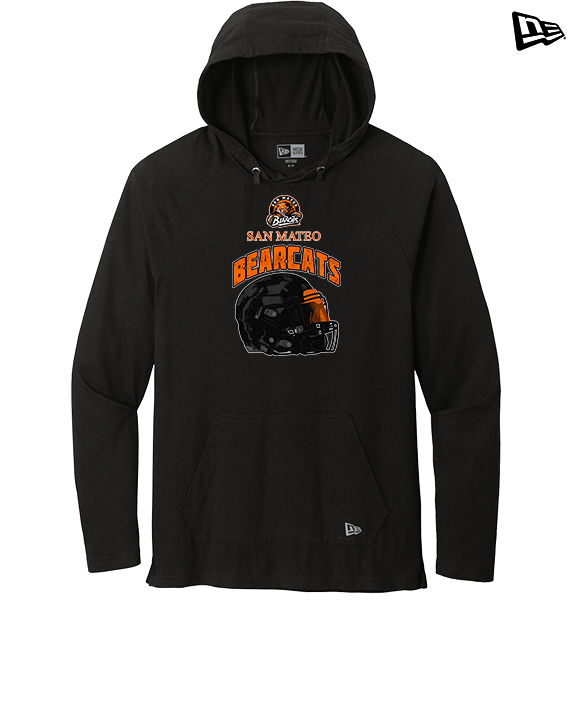 San Mateo HS Football Helmet - New Era Tri-Blend Hoodie