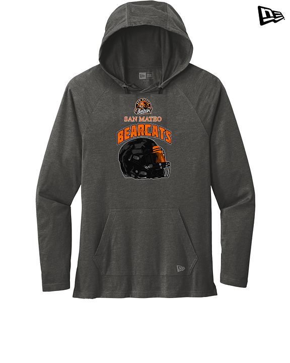 San Mateo HS Football Helmet - New Era Tri-Blend Hoodie
