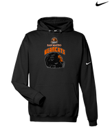 San Mateo HS Football Helmet - Nike Club Fleece Hoodie