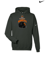San Mateo HS Football Helmet - Nike Club Fleece Hoodie