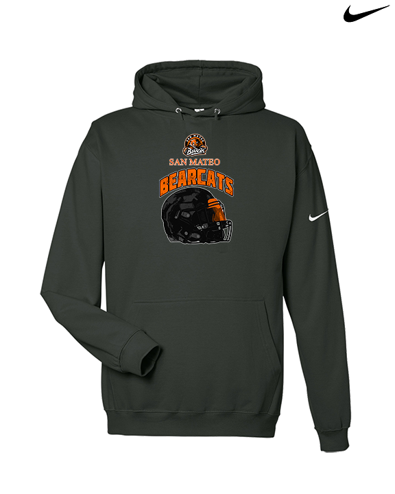 San Mateo HS Football Helmet - Nike Club Fleece Hoodie