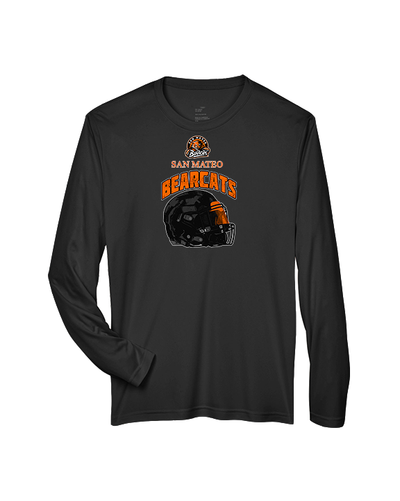 San Mateo HS Football Helmet - Performance Longsleeve