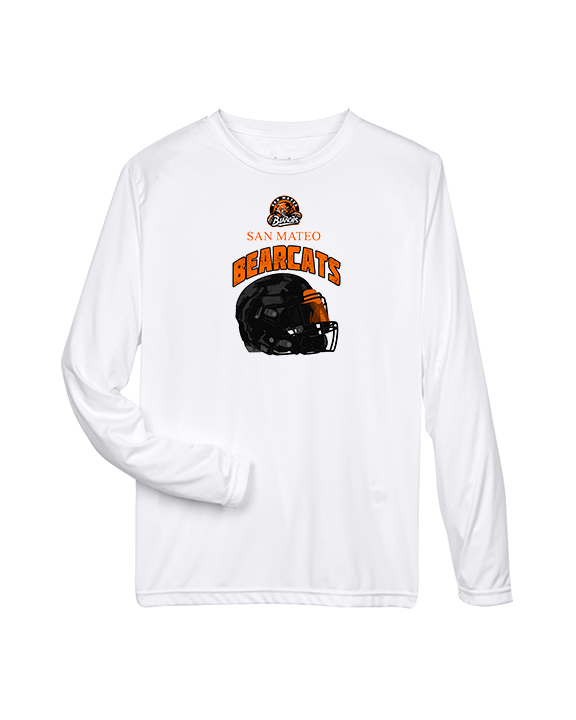 San Mateo HS Football Helmet - Performance Longsleeve