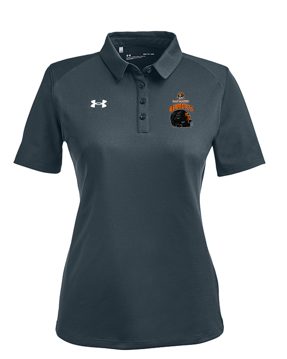 San Mateo HS Football Helmet - Under Armour Ladies Tech Polo