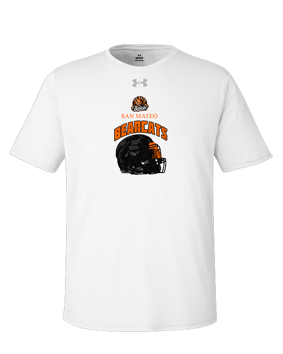 San Mateo HS Football Helmet - Under Armour Mens Team Tech T-Shirt