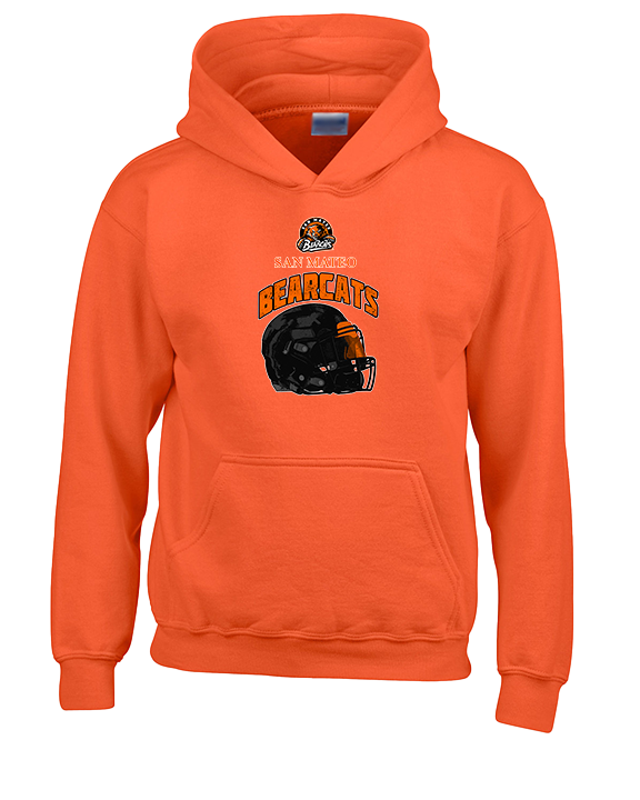 San Mateo HS Football Helmet - Unisex Hoodie