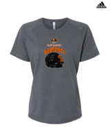 San Mateo HS Football Helmet - Womens Adidas Performance Shirt