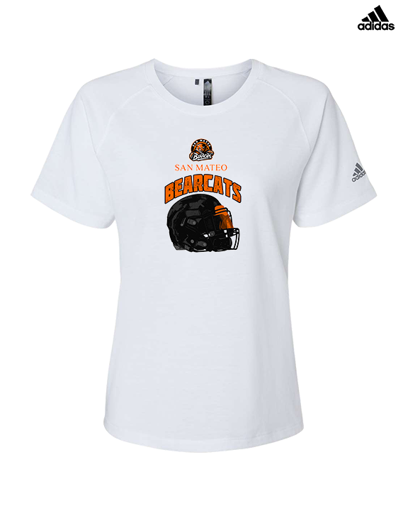 San Mateo HS Football Helmet - Womens Adidas Performance Shirt