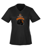 San Mateo HS Football Helmet - Womens Performance Shirt