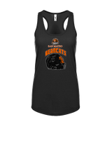 San Mateo HS Football Helmet - Womens Tank Top