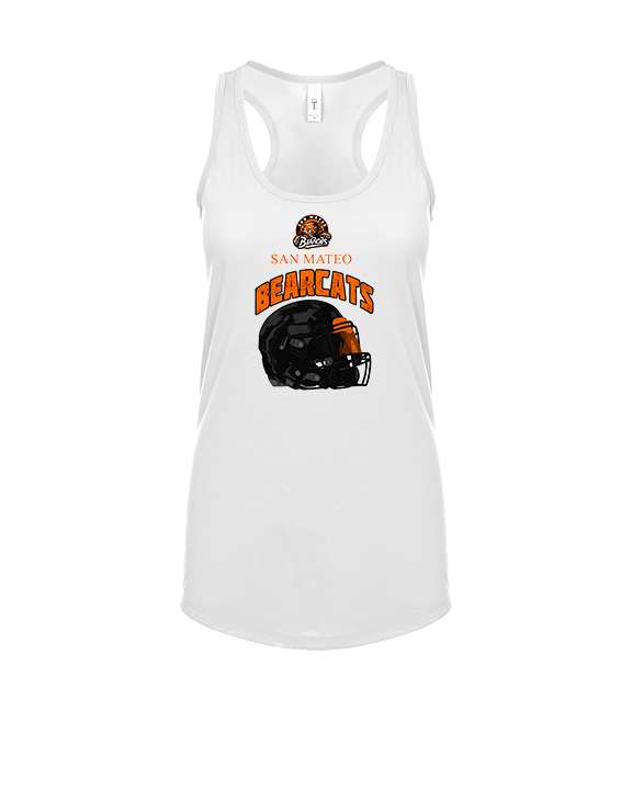 San Mateo HS Football Helmet - Womens Tank Top