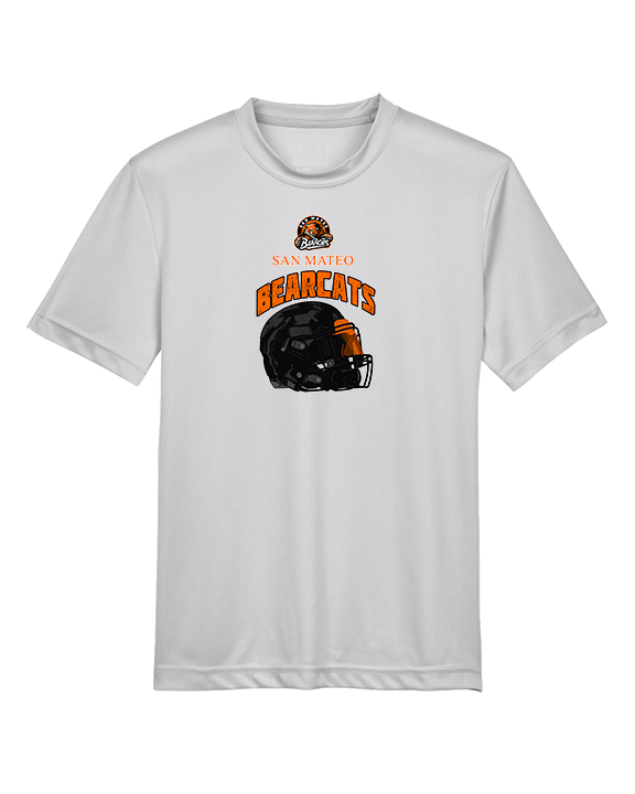 San Mateo HS Football Helmet - Youth Performance Shirt