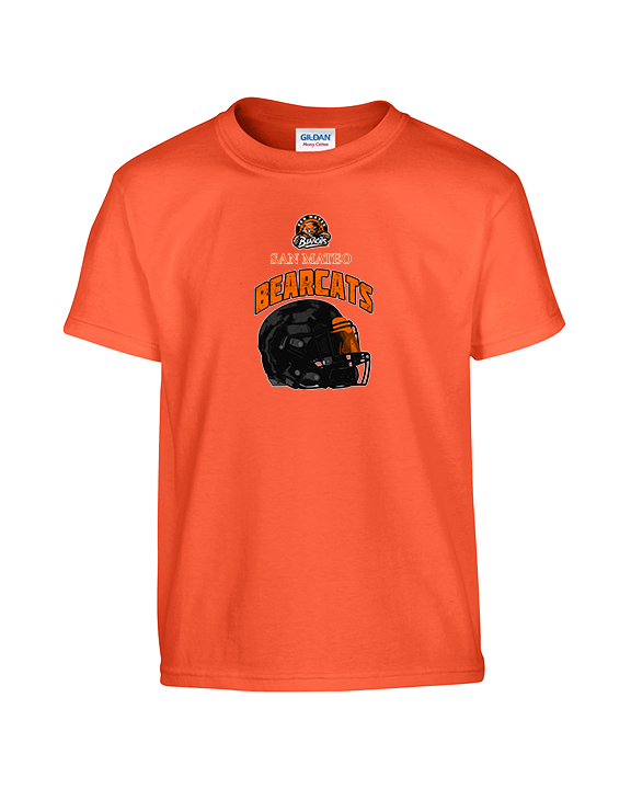 San Mateo HS Football Helmet - Youth Shirt