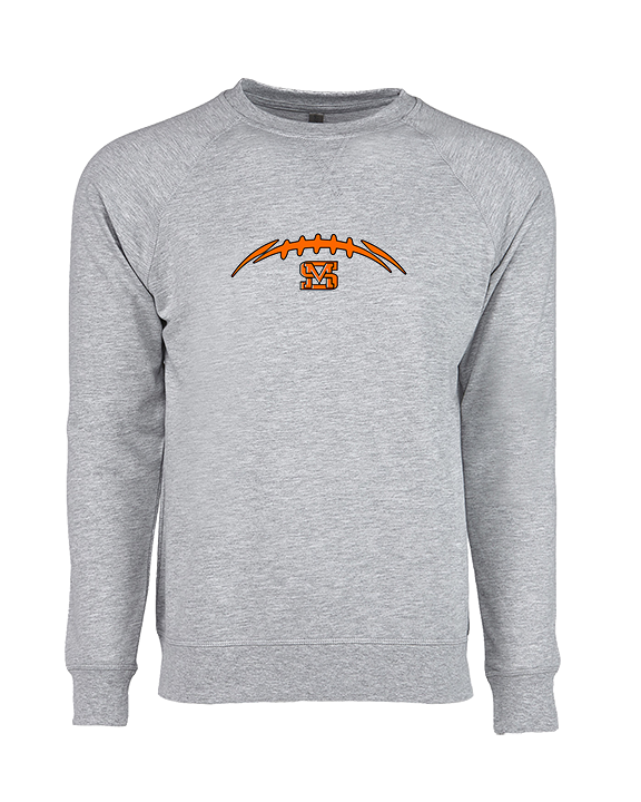 San Mateo HS Football Laces - Crewneck Sweatshirt