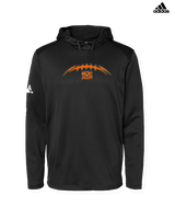 San Mateo HS Football Laces - Mens Adidas Hoodie