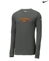 San Mateo HS Football Laces - Mens Nike Longsleeve