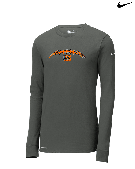San Mateo HS Football Laces - Mens Nike Longsleeve