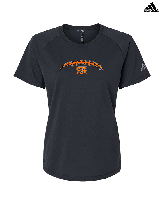 San Mateo HS Football Laces - Womens Adidas Performance Shirt