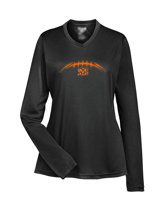 San Mateo HS Football Laces - Womens Performance Longsleeve