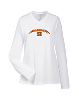 San Mateo HS Football Laces - Womens Performance Longsleeve