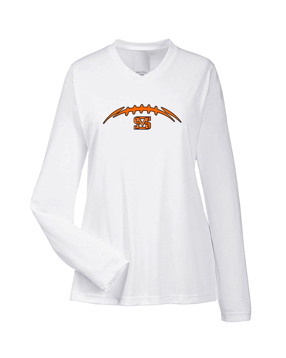 San Mateo HS Football Laces - Womens Performance Longsleeve