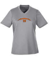 San Mateo HS Football Laces - Womens Performance Shirt
