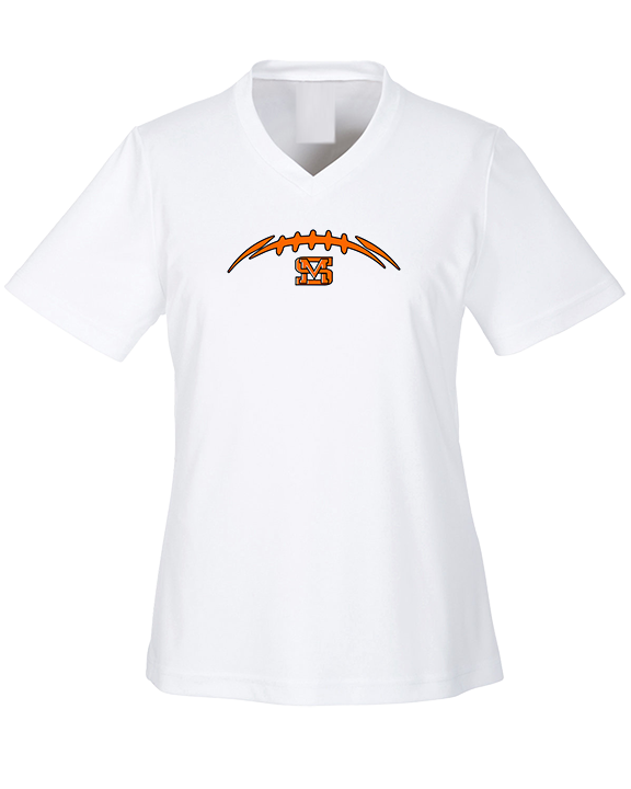 San Mateo HS Football Laces - Womens Performance Shirt