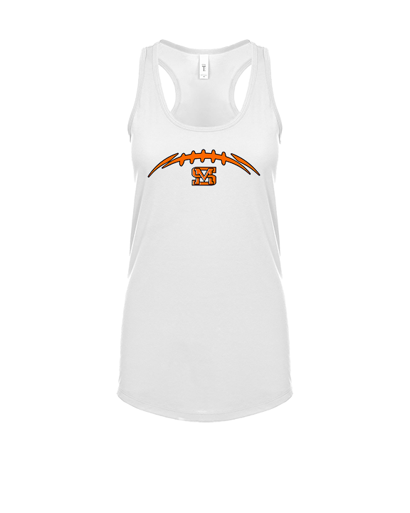 San Mateo HS Football Laces - Womens Tank Top