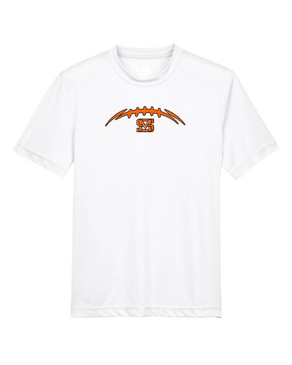 San Mateo HS Football Laces - Youth Performance Shirt