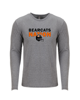 San Mateo HS Football Nation - Tri-Blend Long Sleeve