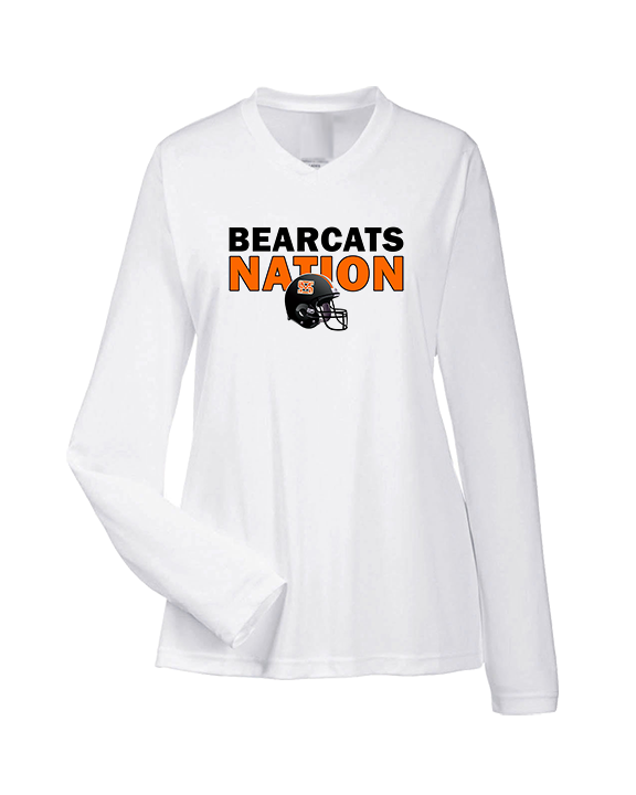 San Mateo HS Football Nation - Womens Performance Longsleeve