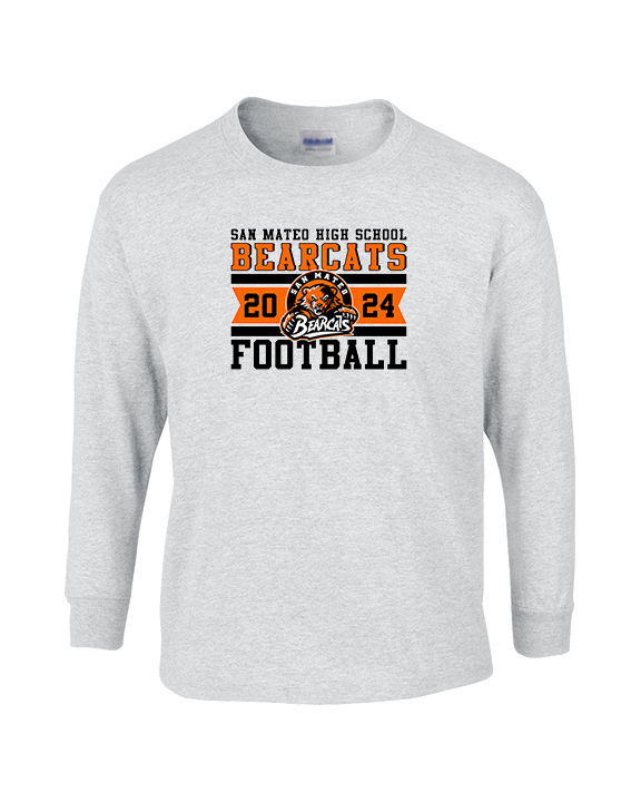 San Mateo HS Football Stamp - Cotton Longsleeve