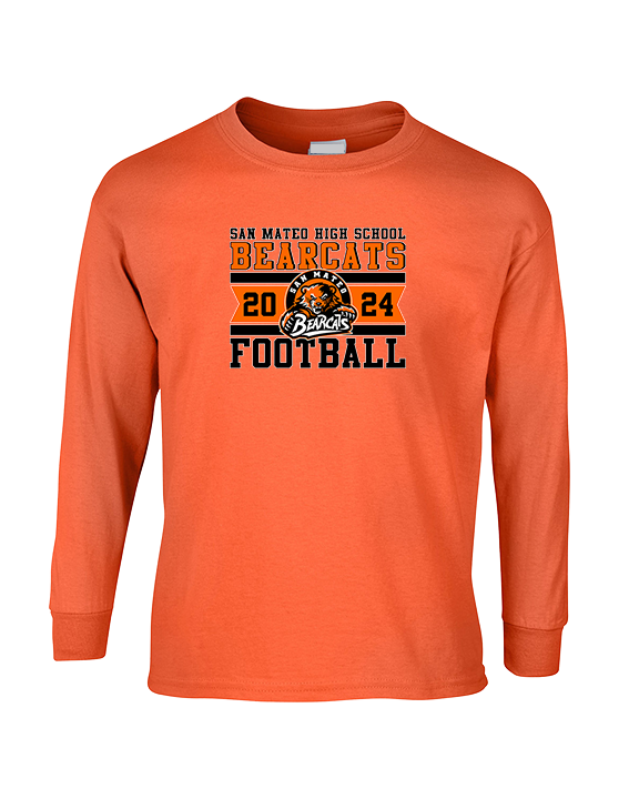 San Mateo HS Football Stamp - Cotton Longsleeve