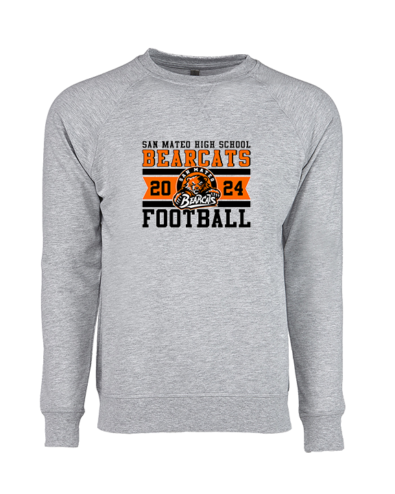 San Mateo HS Football Stamp - Crewneck Sweatshirt