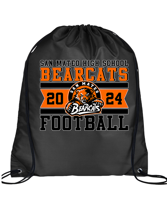 San Mateo HS Football Stamp - Drawstring Bag