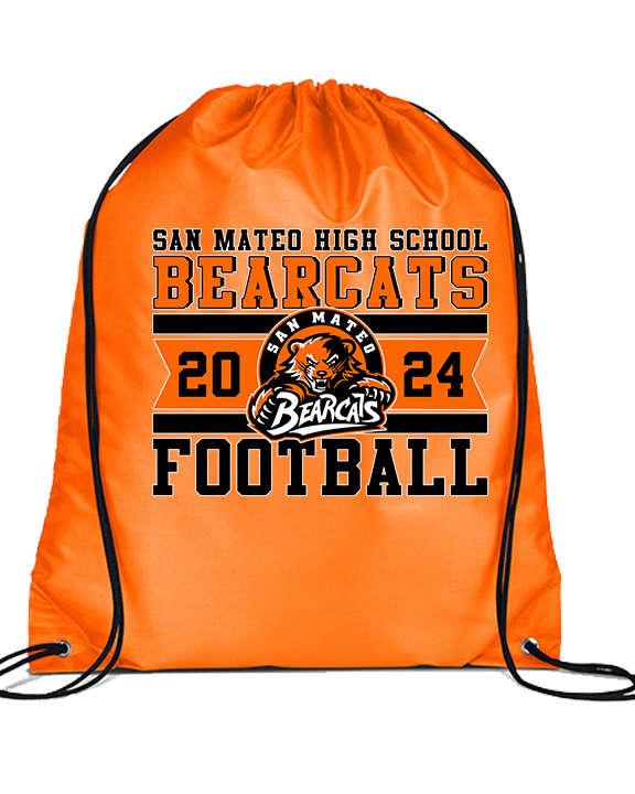 San Mateo HS Football Stamp - Drawstring Bag