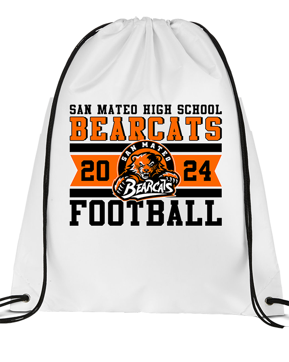 San Mateo HS Football Stamp - Drawstring Bag