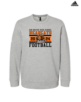 San Mateo HS Football Stamp - Mens Adidas Crewneck