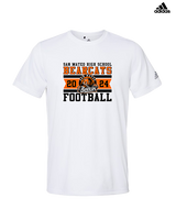 San Mateo HS Football Stamp - Mens Adidas Performance Shirt