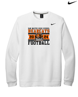 San Mateo HS Football Stamp - Mens Nike Crewneck