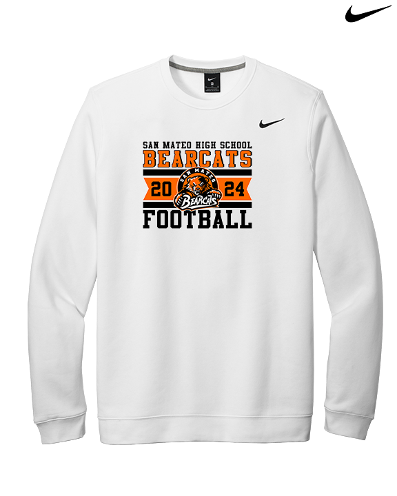 San Mateo HS Football Stamp - Mens Nike Crewneck