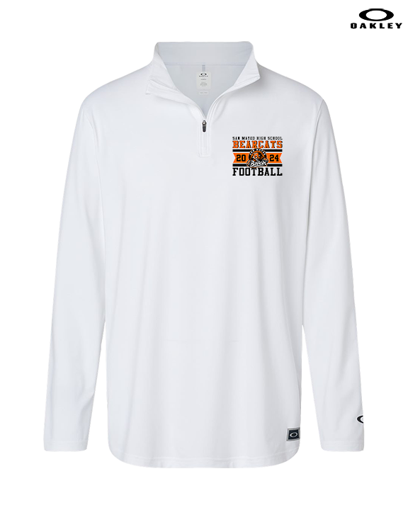 San Mateo HS Football Stamp - Mens Oakley Quarter Zip
