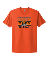 San Mateo HS Football Stamp - Mens Select Cotton T-Shirt