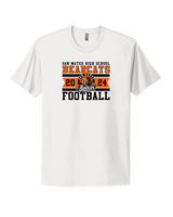 San Mateo HS Football Stamp - Mens Select Cotton T-Shirt