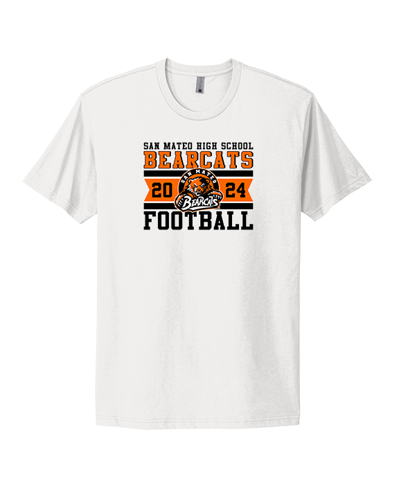 San Mateo HS Football Stamp - Mens Select Cotton T-Shirt