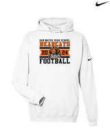 San Mateo HS Football Stamp - Nike Club Fleece Hoodie