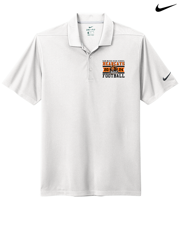 San Mateo HS Football Stamp - Nike Polo