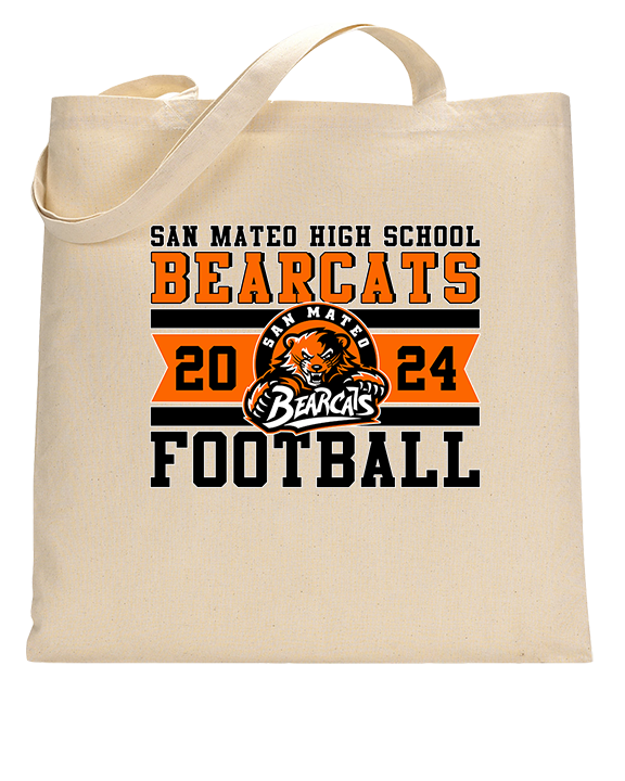 San Mateo HS Football Stamp - Tote