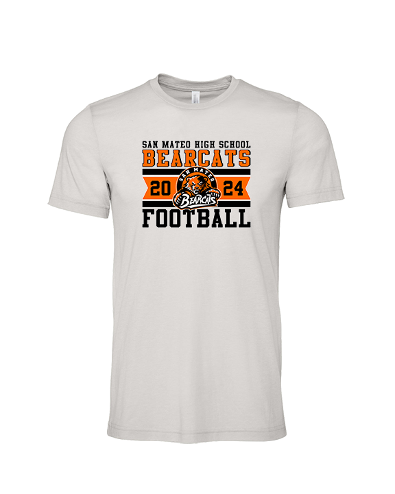 San Mateo HS Football Stamp - Tri-Blend Shirt